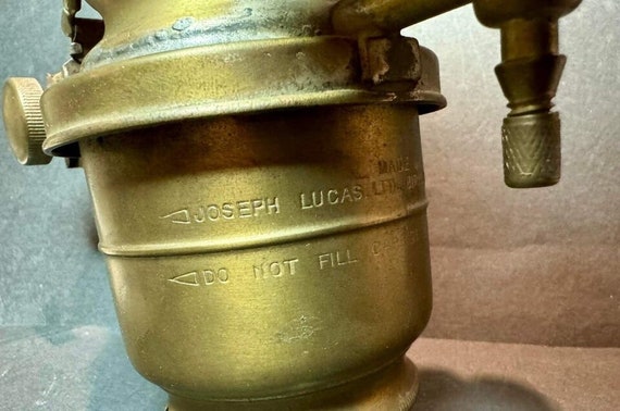 Vintage Brass LUCAS King of the Road Carbide Front Bicycle Cycle