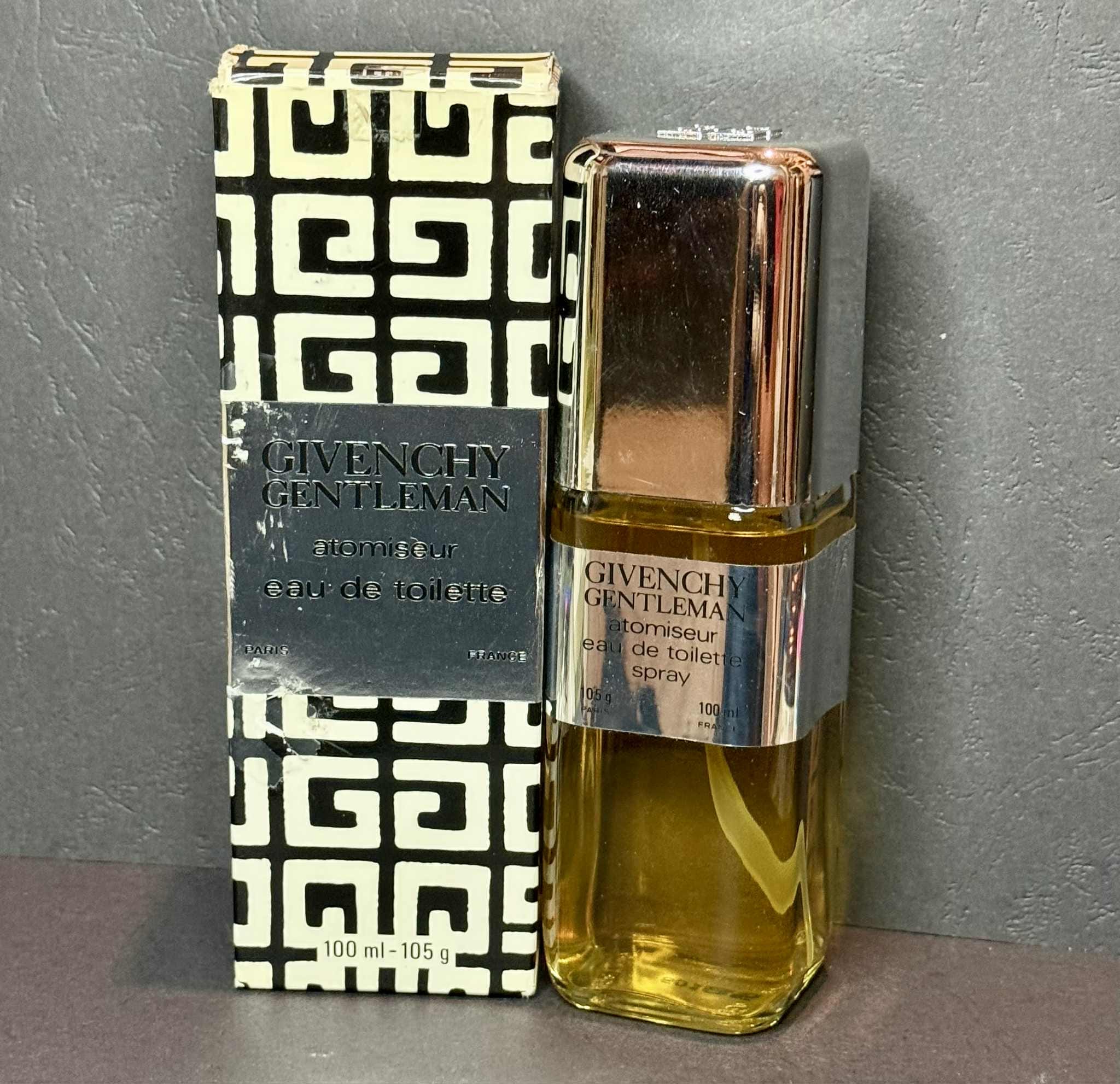 Eau de toilette vintage GIVENCHY GENTLEMAN 100 ml, París-Francia