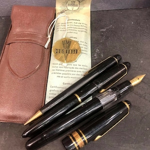 Vintage DAUER FEDER 4 HEMA 56 Set Fountain Pen, Pen Pencil Untested N0S Germany