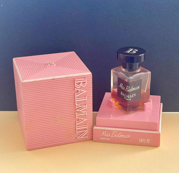 Buy Vintage Miss Balmain Parfum Miniature 8ml in Original Box Over