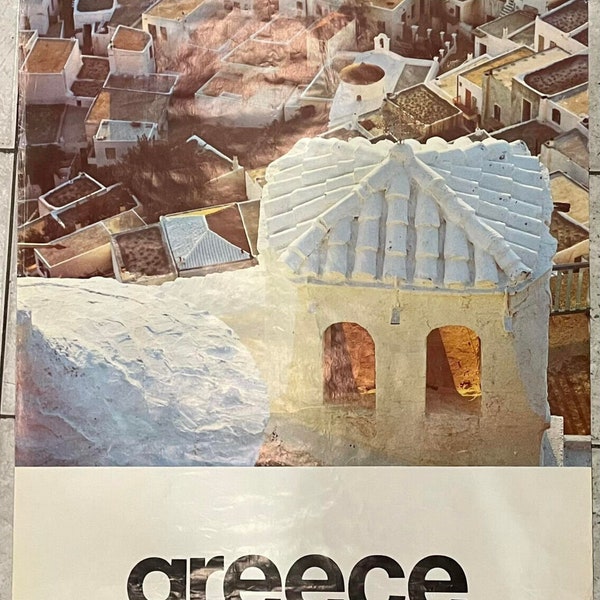 Griechenland EOT Original Poster 1975 "SKYROS" Foto PARISIS, Gedruckt von Kousentos