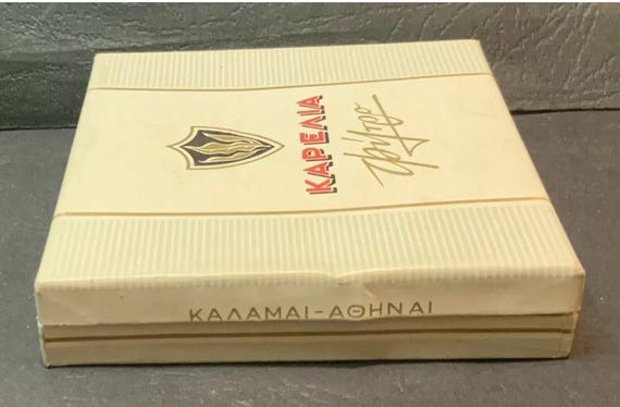 cost of cigarettes greece Vintage Greek Cigarettes Packet KARELIA (ΚΑΡΕΛΙΑ), Empty Packet