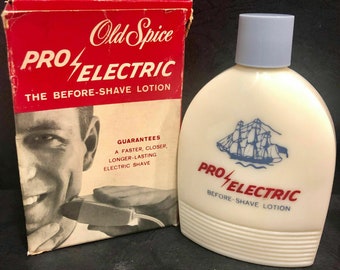 Vintage Before Shave OLD SPICE Pro Electric by SHULTON, 110 ml, Unused (N0S)