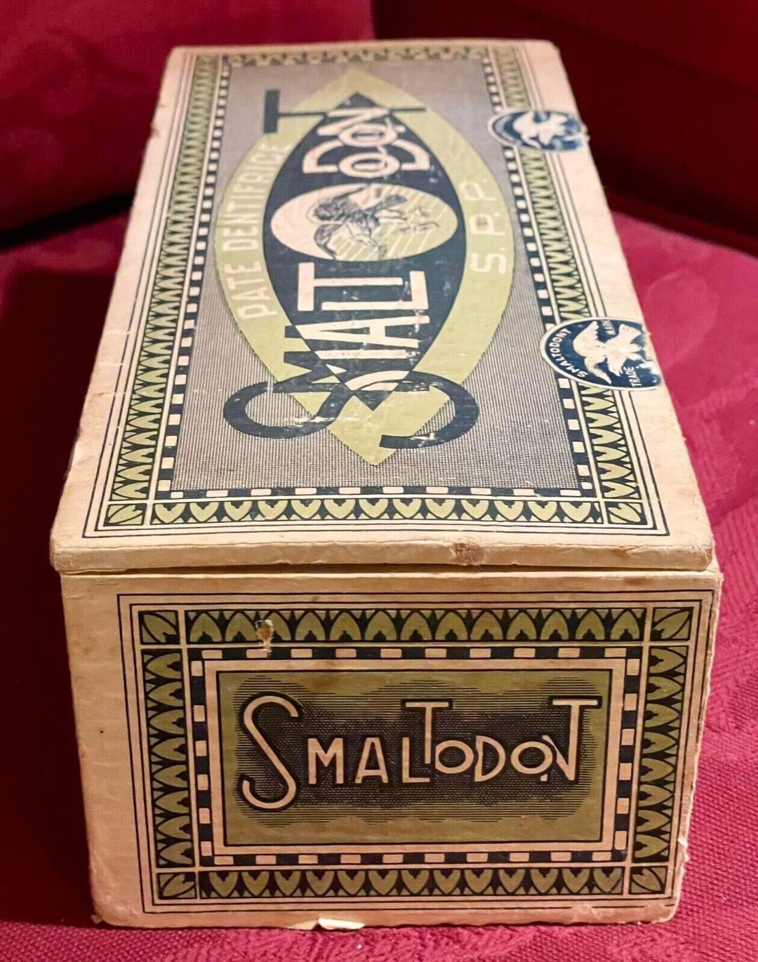 Vintage Greek SMALTODONT TOOTHPASTE Wooden Box “ΣΜΑΛΤΟΔΟΝΤ” 1940s - Etsy