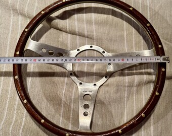 Vintage MOTO LITA Wood Steering Wheel 35cm - Etsy