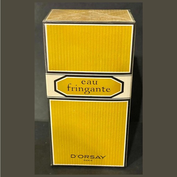 Vintage Eau De Toilette EAU FRINGANTE by D'ORSAY 70's, 4oz, Paris