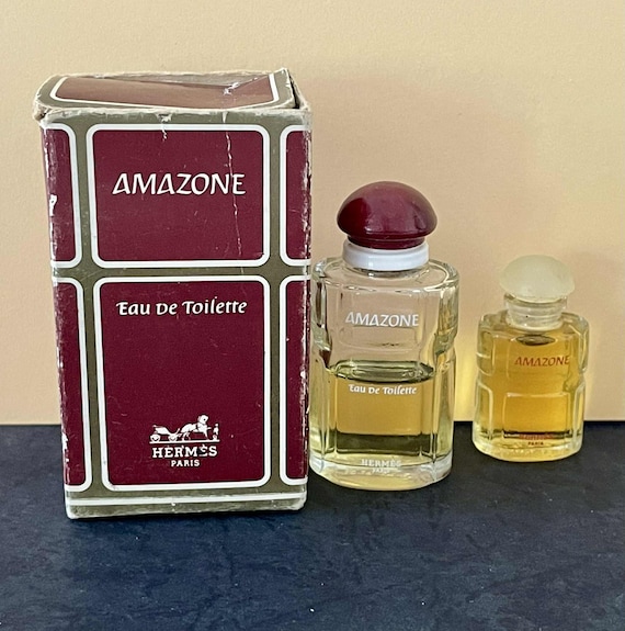 Hermes Amazone Lot of 2 Miniatures (1974) Eau De Toilette 7ml&2