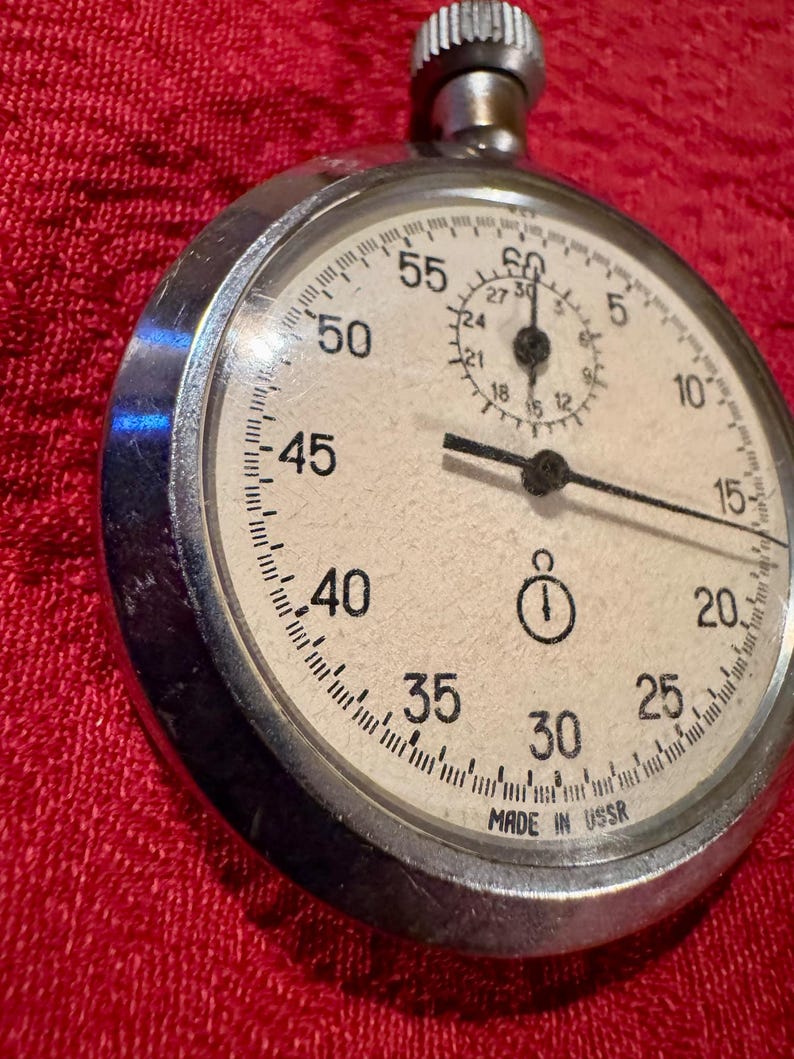 Vintage Soviet Pocket STOPWATCH Made in USSR - Etsy