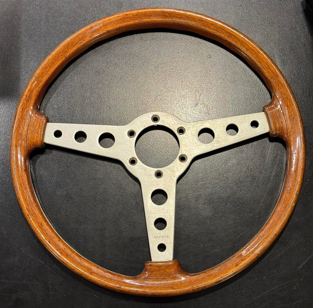 美しい indy 78年5月製 木製 ステアリングホイールビンテージ