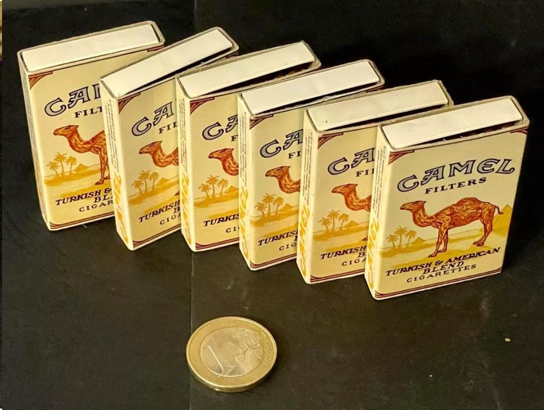 Lot of 6 Vintage CAMEL Cigarettes Safety Matches 70's (NOS) - Etsy