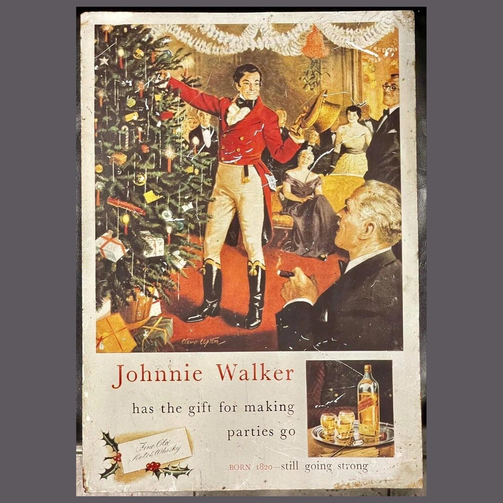 Johnnie Walker Sign - Etsy Denmark