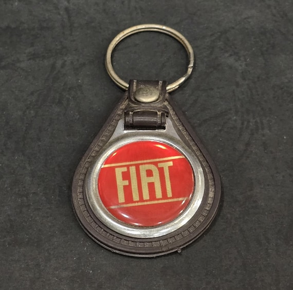 Vintage FIAT Car Club Logo Car Key Ring Key-chain Automotive Key