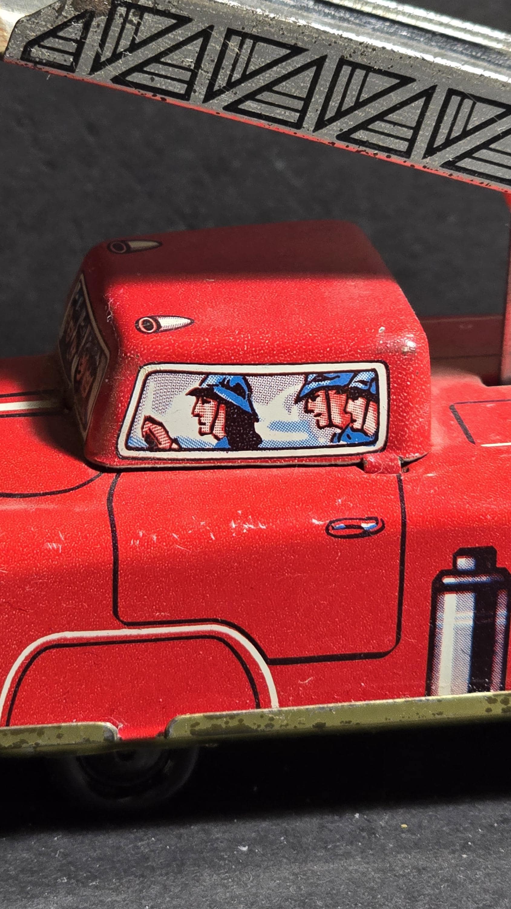 西ドイツ製のビンテージブリキおもちゃの消防車 - Etsy 日本