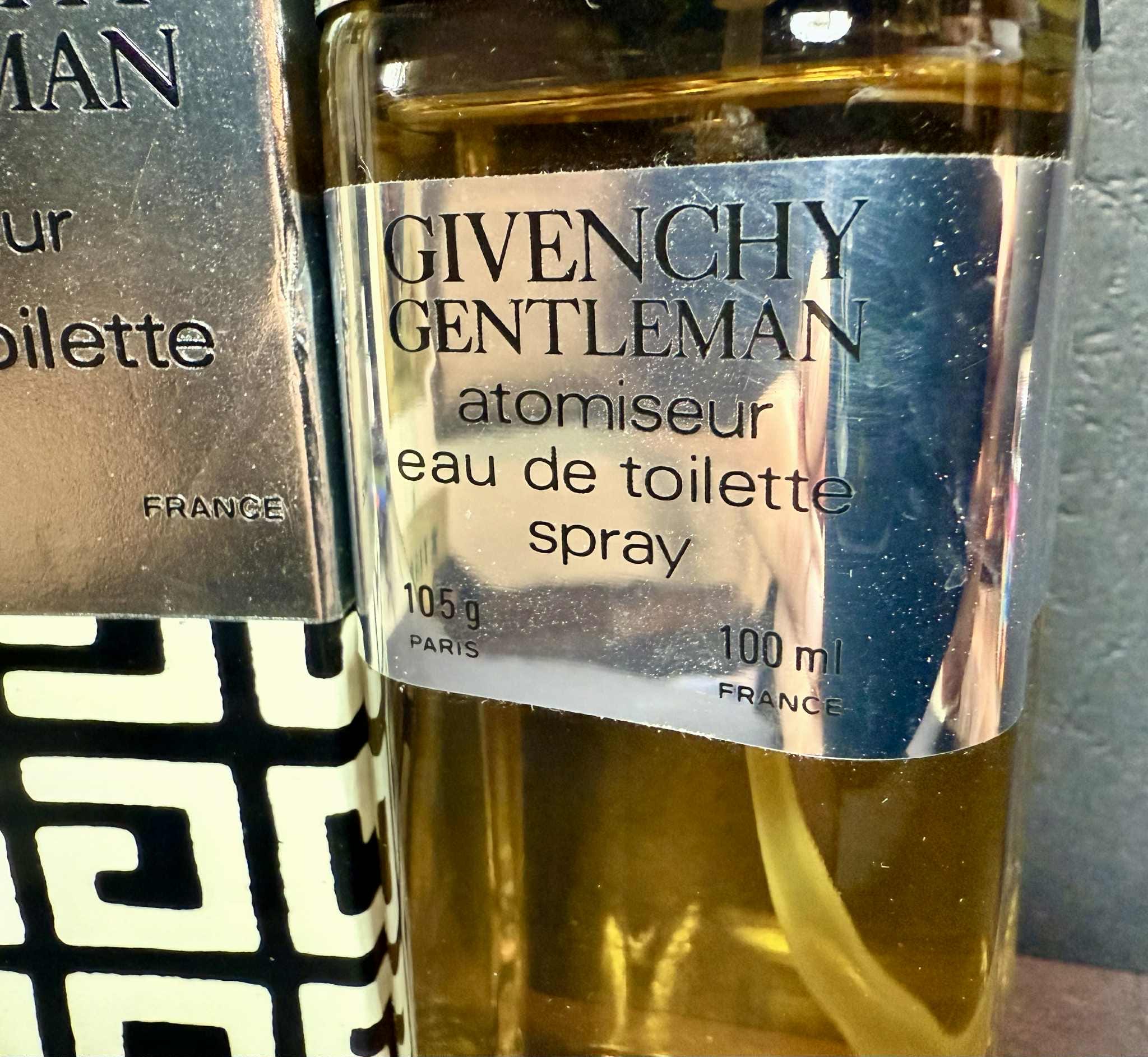 Eau de toilette vintage GIVENCHY GENTLEMAN 100 ml, París-Francia
