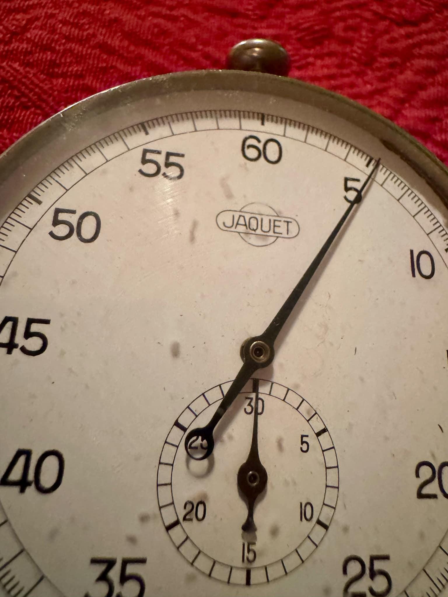 Jaquet Stop Watch Timer Chronographe Vintage - 1950s (working) - Etsy