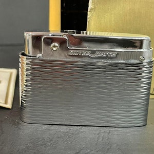 Vintage Antique SILVER MATCH Compound Lighter made in France 60&#39;s, Unused Boxed