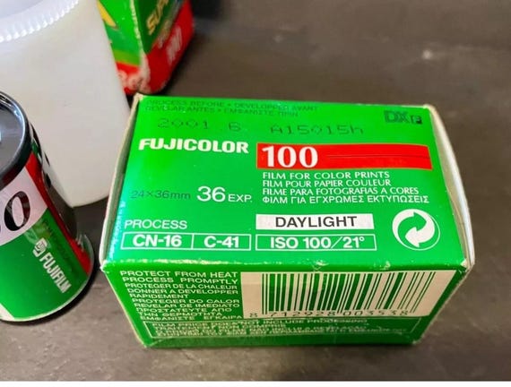 FUJI SUPERIA100, Lot of 3 Color Film 35mm, 36 Exp., Expired Film