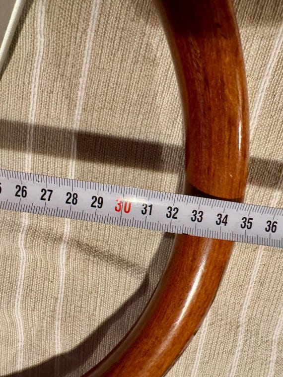 Vintage MONZA Wood Steering Wheel 35cm Made in Italy - Etsy