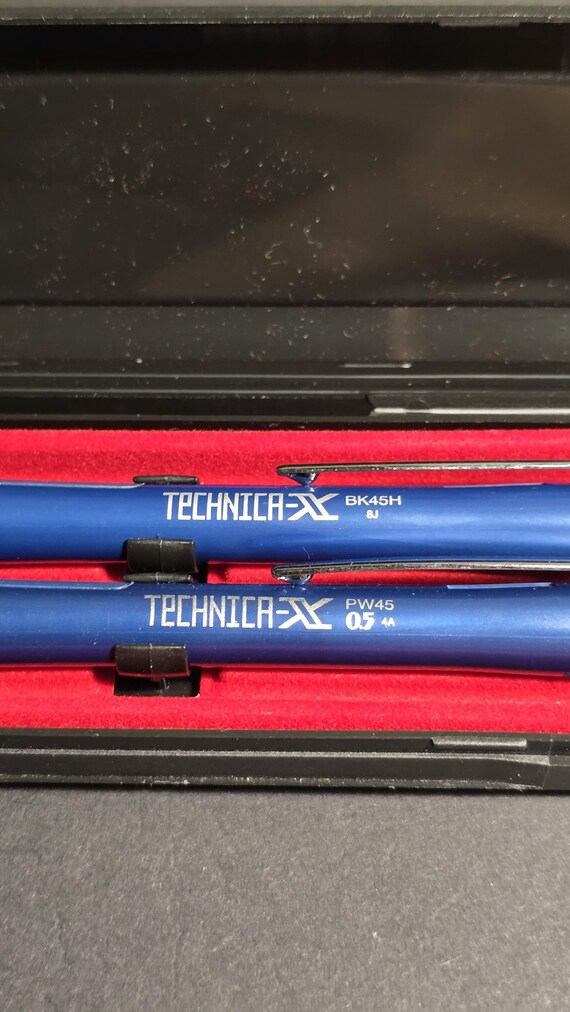 その他 2 SET ANTIQUE PROPELLING PENCILS Pentel Lot of 2 VINTAGE Pen and Pencil TECHNICA-X PW45-C and and