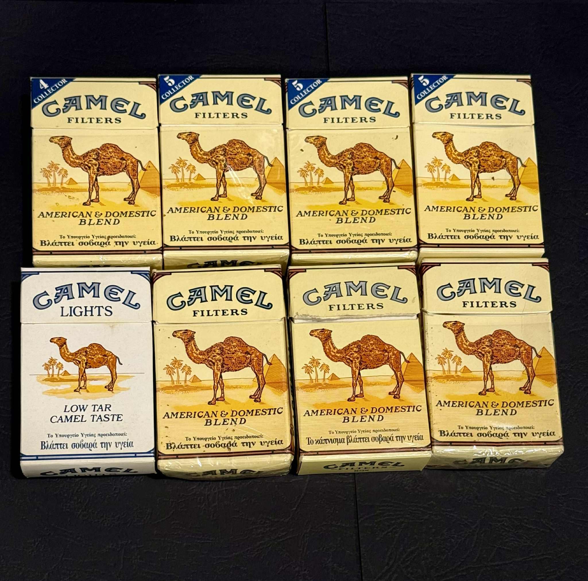 ヴィンテージ CAMEL タバコ 空パック 8個セット コレクション用 - Etsy