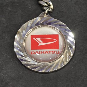 Portachiavi vintage DAIHATSU anni '70 (NOS) Nuovo, vecchio stock. Ottima qualità!