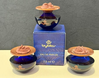 Vintage BYBLOS Eau de Parfum Por Diana De Silva Lote de 3 (7,5 ml) miniatura