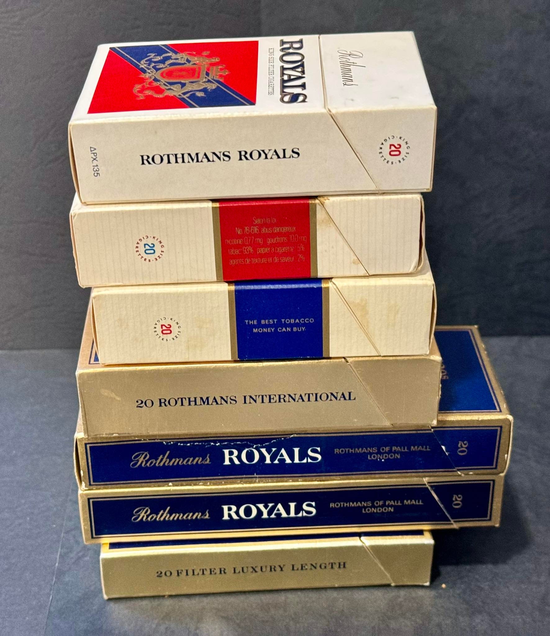 287 Rothmans 2020's Blue Signature 20 Cigarettes - The Vintage