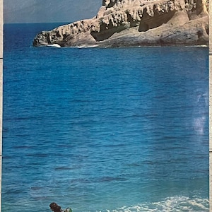 Greece EOT Original Poster 1976 &quot;KRETA&quot; photo KONT0S - MAVROGENIS