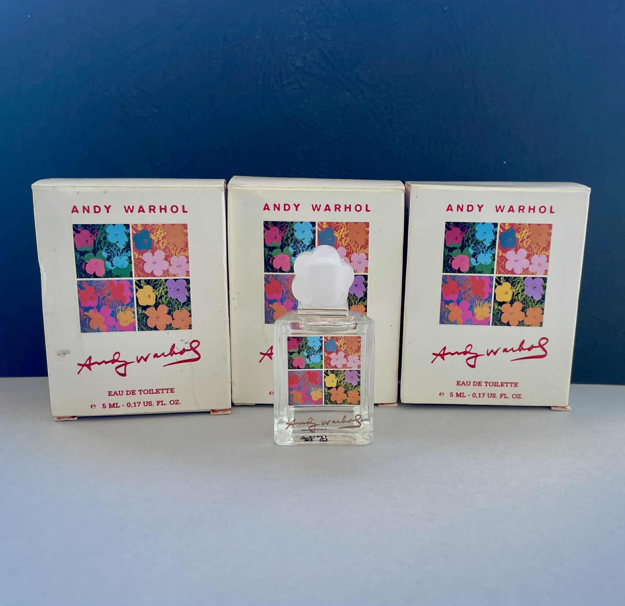 Andy Warhol Lot of 3 Miniatures Eau De Toilette Splash for Women 5ml / 0.17  Oz Vintage Boxed - Etsy, image size:2048x1985