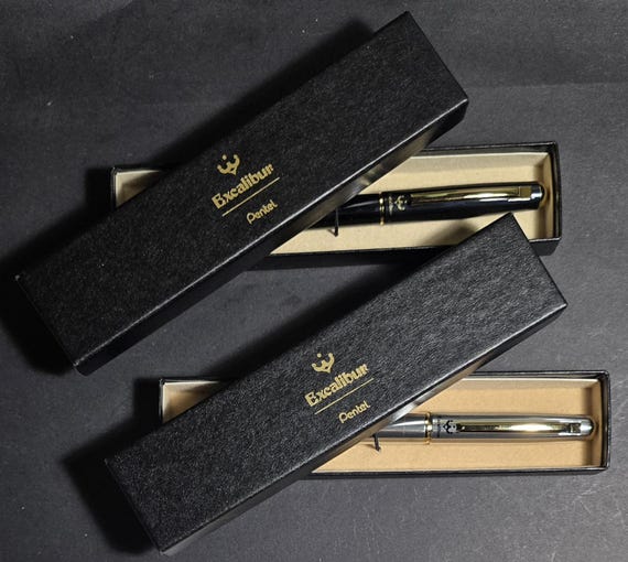 VINTAGE Lot of 2 Unused Pentel Excalibur RX15 Rollerball Pen