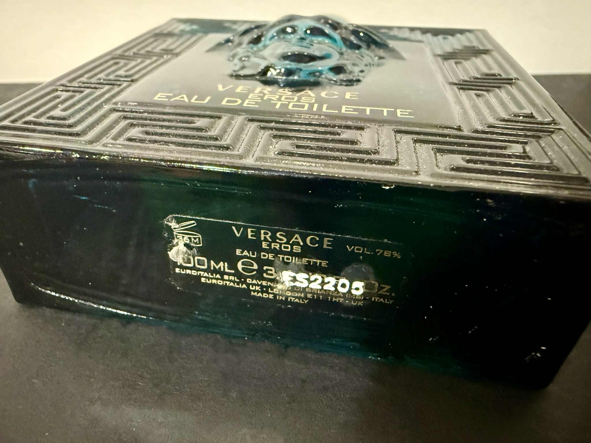 VERSACE EROS Eau De Toilette, Vapo 100ml - 3.4 Fl Oz, Without Box