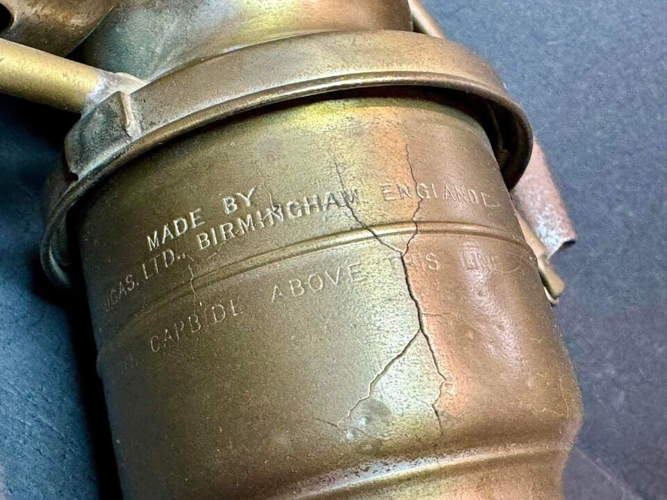 Vintage Brass LUCAS King of the Road Carbide Front Bicycle Cycle