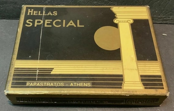 how much are cigarettes in athens Vintage Greek Cigarettes Packet HELLAS SPECIAL by PAPASTRATOS, Empty Packet