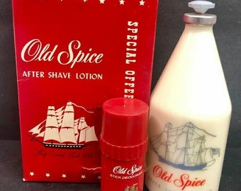 Vintage After Shave OLD SPICE by SHULTON, Old formula,140cc, Unused in box (N0S)