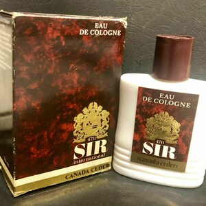 Vintage Eau De Cologne SiR CANADA CEDAR från 4711, 100ml stänk, i förpackning OANVÄND N0S