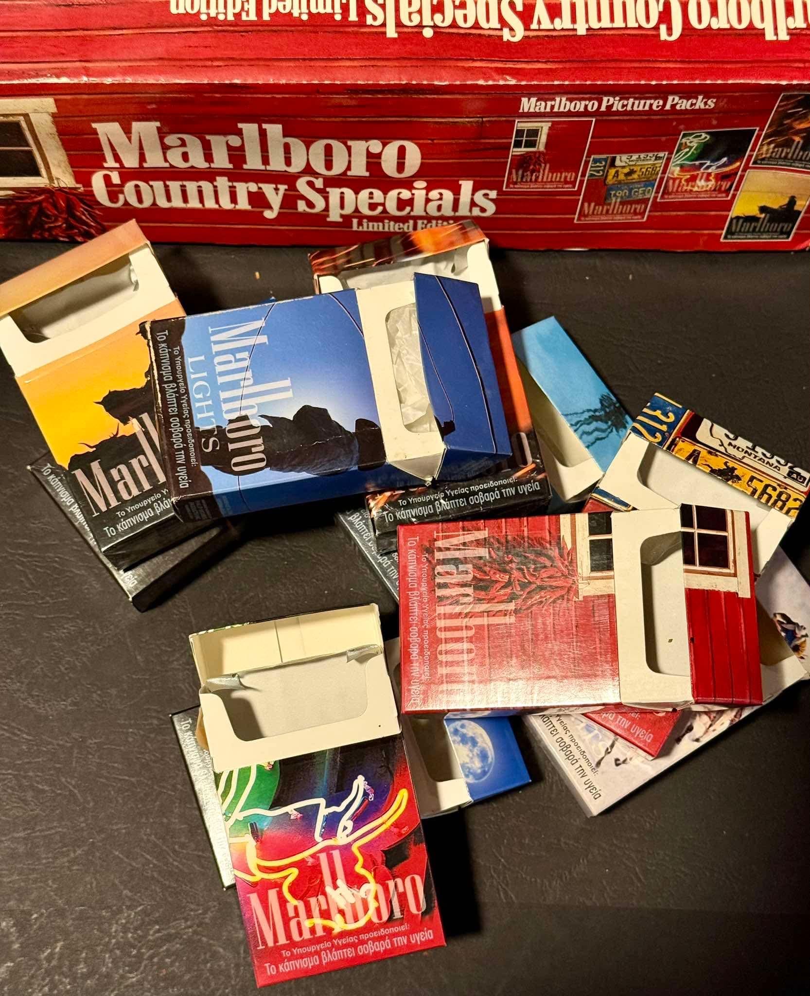 Vintage MARLBORO Cigarettes Lot of 10, Limited Edition, Country