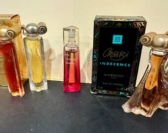 Vintage Eau de Parfum & Eau de Toilette ORGANZA, etc. de GIVENCHY 5x5ml mini