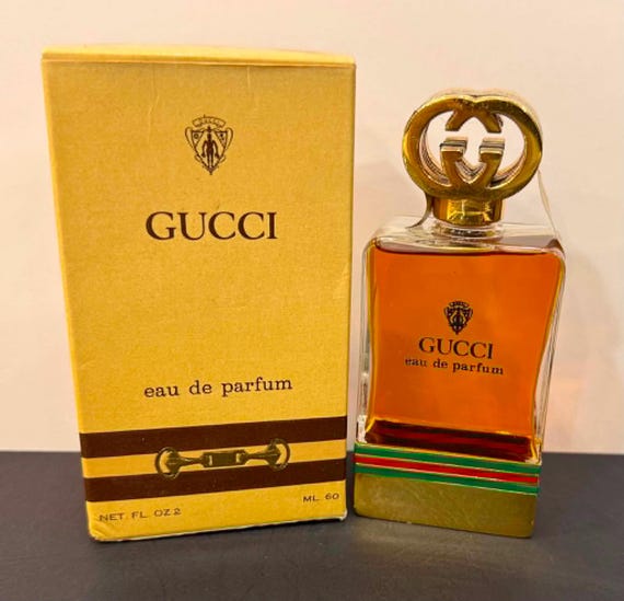 Vintage Eau De Parfum 1 for Women GUCCI (1977) 60ml Splash, Old