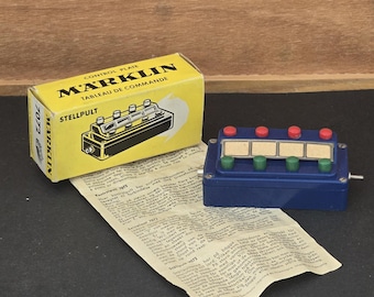 Märklin 7072 Control Panel 4 Switches in Original Packaging Made