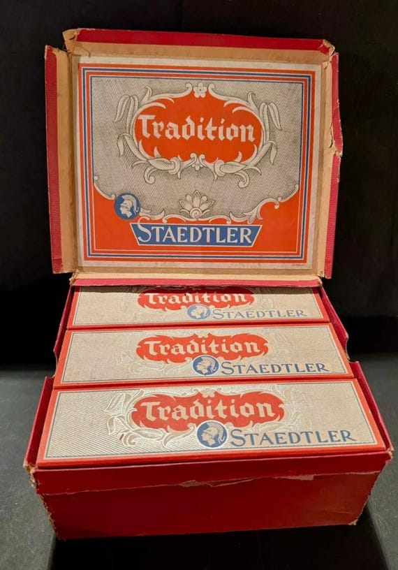 レア STAEDTLER 万年筆 Tradition 14K ビンテージ STAEDTLER PREMIUM ステッドラー プレミアム 万年筆 レシーナ ブラック