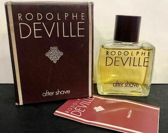 vintage After Shave pour homme RODOLPHE DEVILLE, 45ml, Made in Switzerland NOS