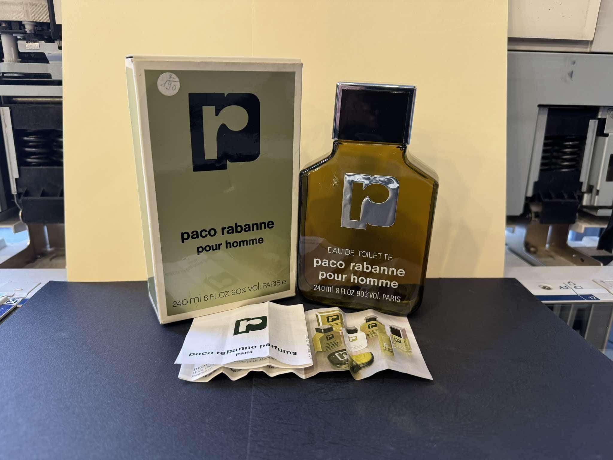 paco rabanne オー・ドゥ・カランドル 240mlヴィンテージ Vintage Eau De Toilette PACO RABANNE, 240ml Splash, Old Formula