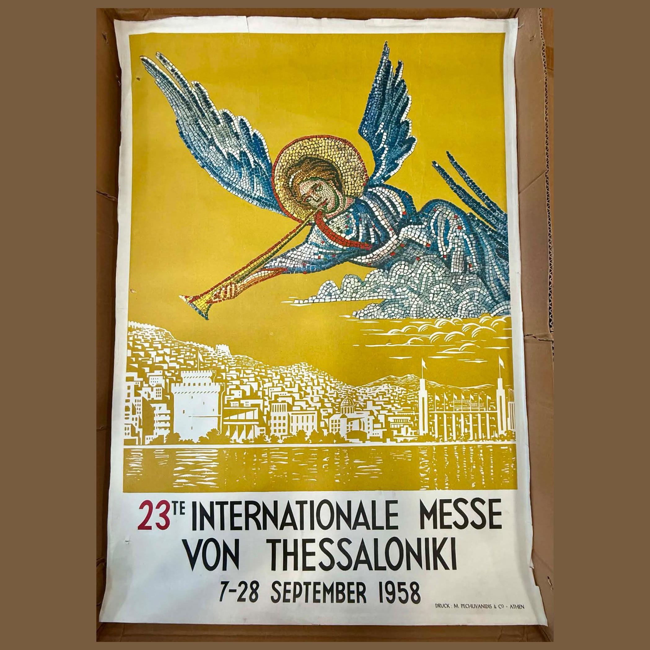 Greece 23rd Thessaloniki International Exhibition Original Litho