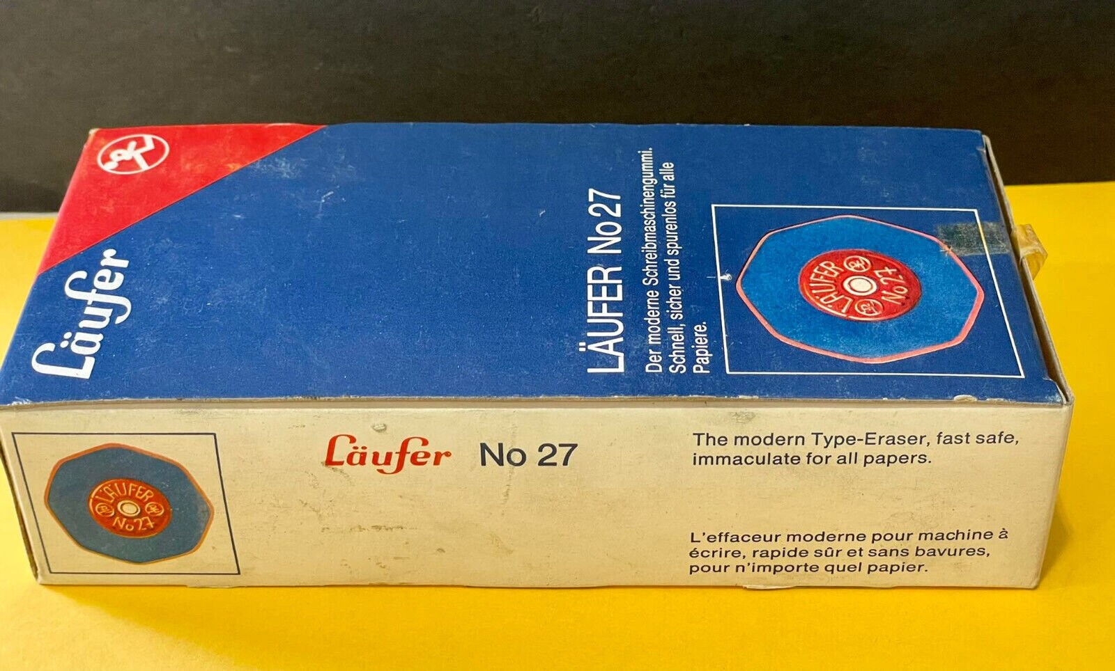 昭和レトロ ロイファー消しゴム Laufer ビンテージ レア 文房具・事務用品
