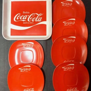 Coca cola plates - Etsy 日本