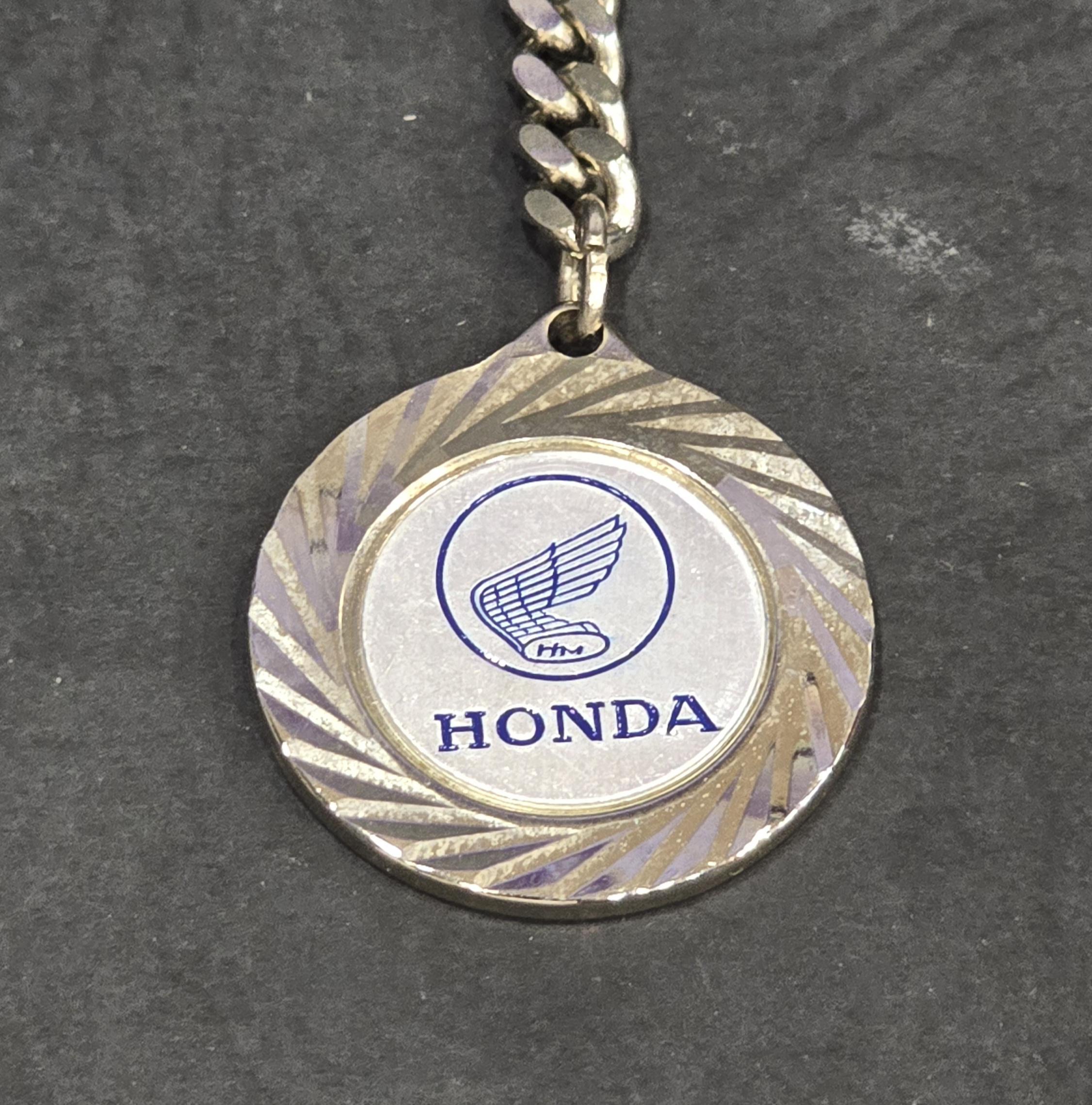 Vintage HONDA Key Ring Keychain 70's (NOS) New Old Stock Εxcellent