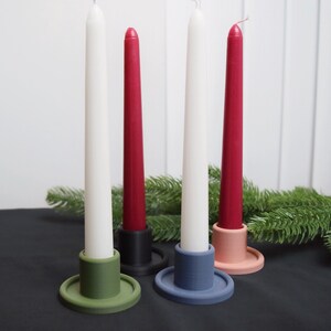 Candlestick Holder - Minimalist - 3D Printed Taper Candle Holder - Home Decor - Wedding Decor