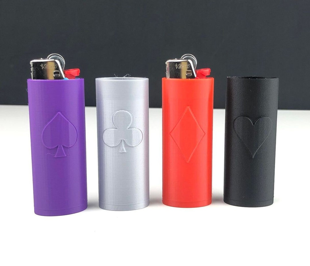 Playing Card Suit BIC Lighter Case 3D Printed Lighter Etsy