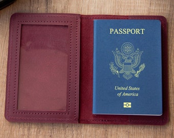 Pelle porta passaporto personalizzata, Porta passaporto in pelle personalizzata, Copertina passaporto personalizzata, Porta passaporto in pelle