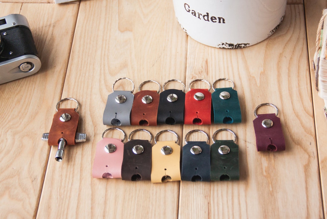 Drum Key Holder Keychain,drum Key Fob,leather Music Key Fob,gift to the